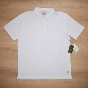 Linksoul Men's Delray White Polo - Size XXL